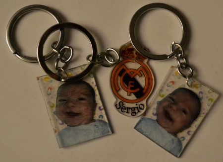 Llaveros, colgantes,... personalizados