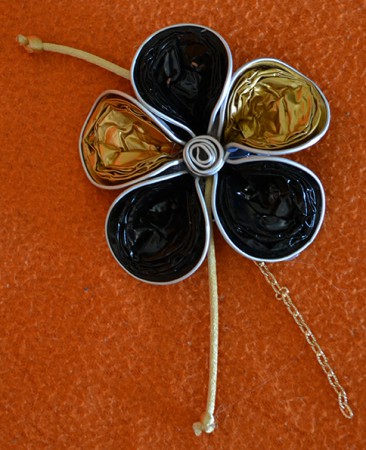 Flor 5 petalos bicolor