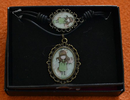 Camafeo colgante-pulsera