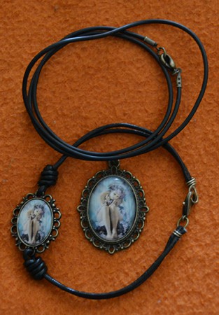 Camafeo pulsera-colgante